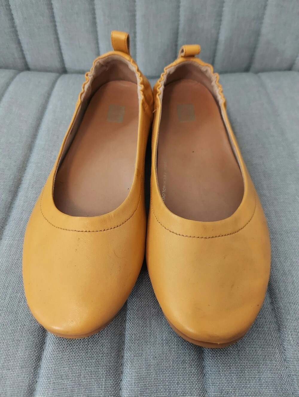 Fitflop Allegro Slip On Ballet Flats Tan US Size 7 Everyday Comfort